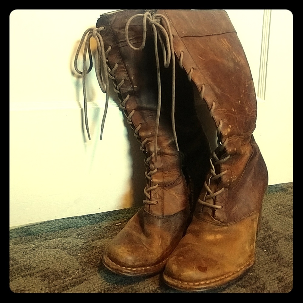 Frye knee high boots